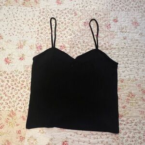 Brandy Melville Black Spaghetti Strap Cami